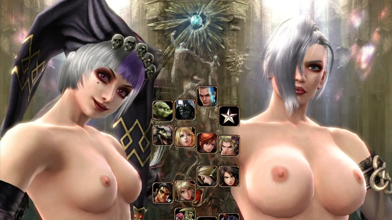 Tira and Ivy ❤️ - Breasts exposed Nude edit/mods screen mode