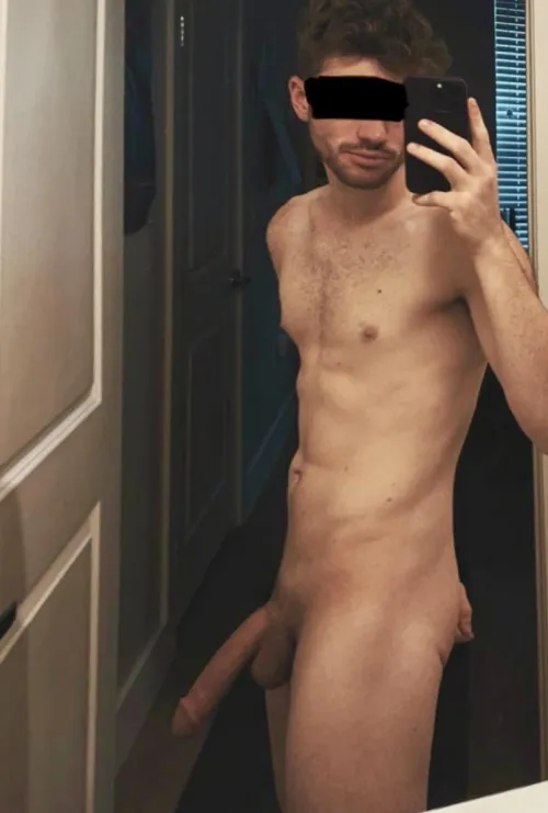 took this back when i was 18, it looked extra thick when i was skinny