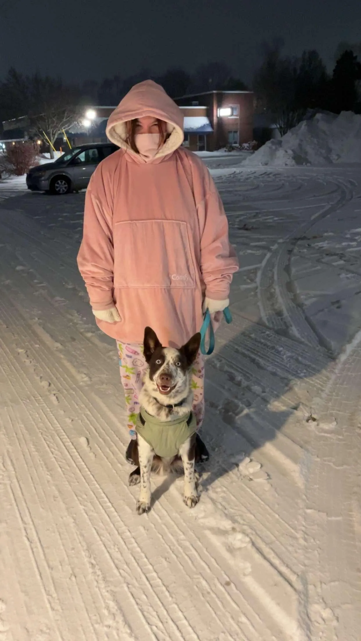 went for a late night walk! Buuur