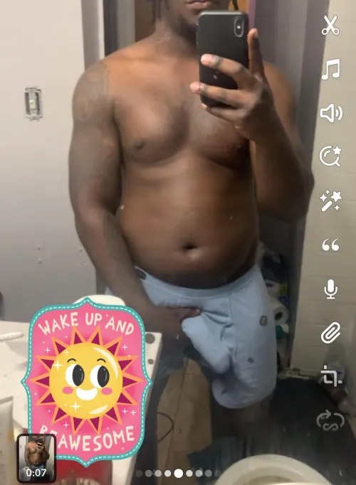 Who up this morning ready to eat 🍆