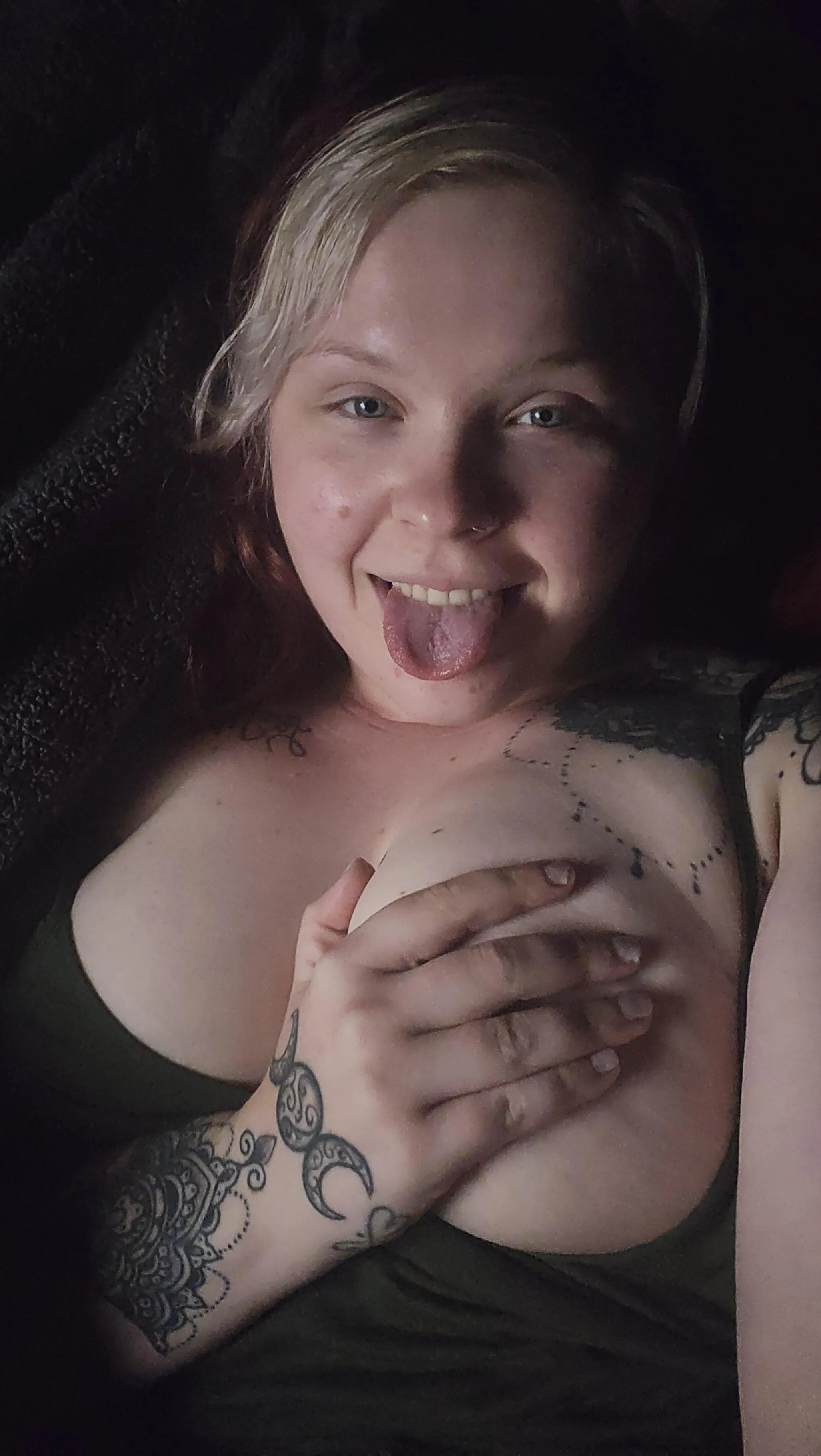 Would you rather put it between my boobs or in my mouth