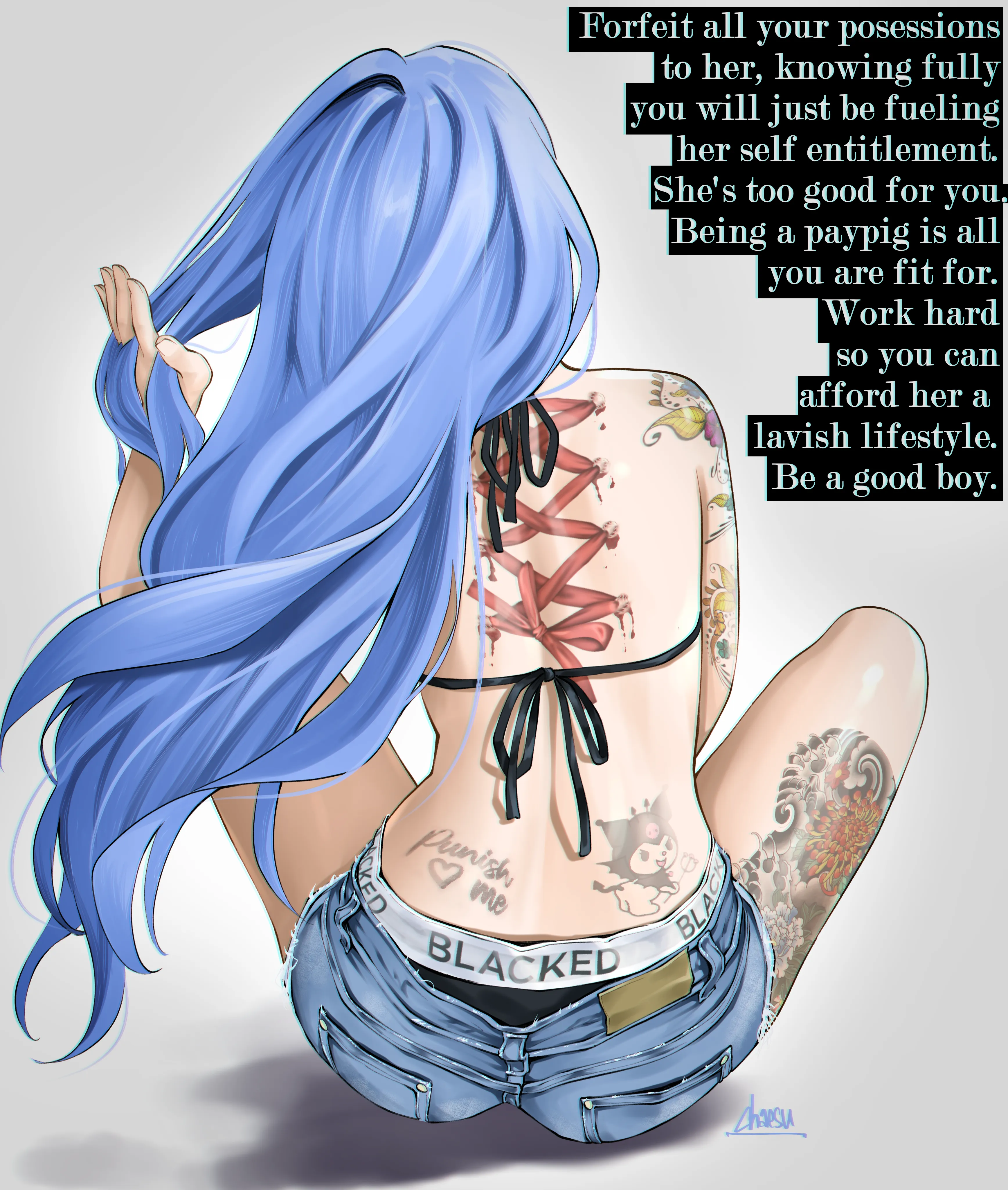 Your money is all you are worth for. Imagefap: https://www.imagefap.com/profile/randomdegen