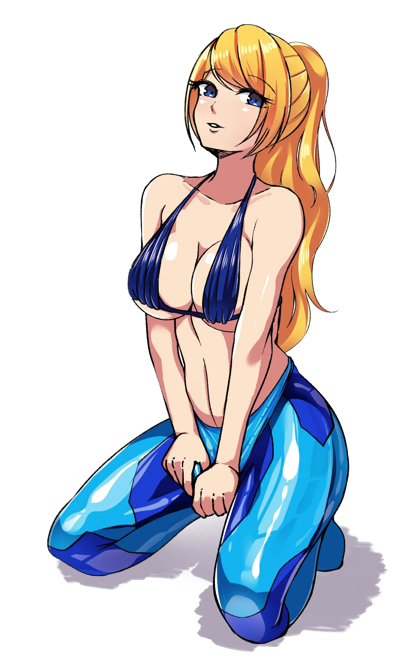 Zerosuit Samus (volyzsan on Pixiv) [Metroid]