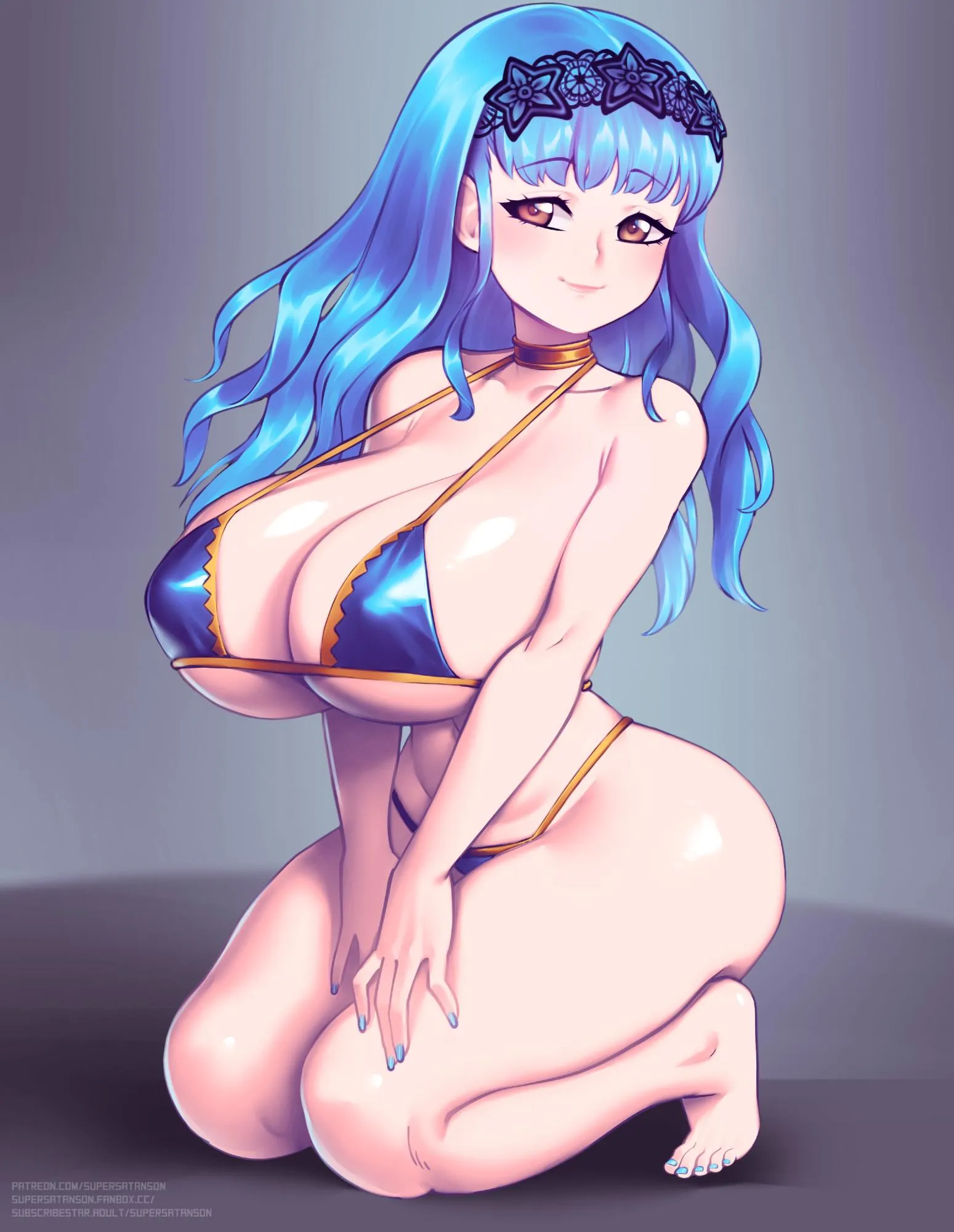 Bikini Marianne (Commission drawn by @SuperSatanSon)