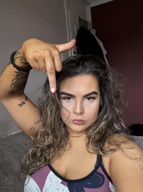 Does my face or middle finger turn you on? 😆