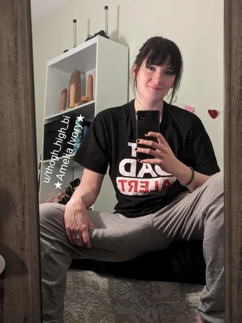 Don't you just love grey sweatpants? Perfect for showing off my thick cock