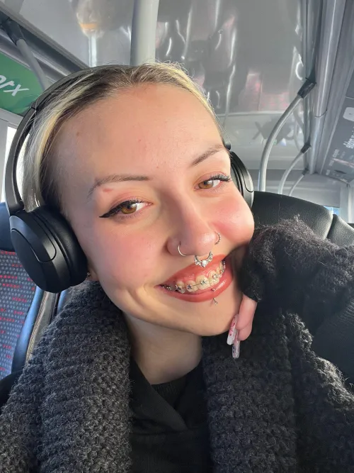 i wouldn't refuse your load on my piercings