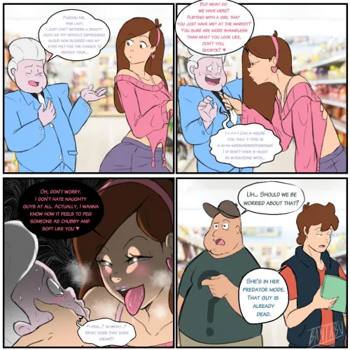 Mabel has an interesting proposition for Gideon (Banjabu)