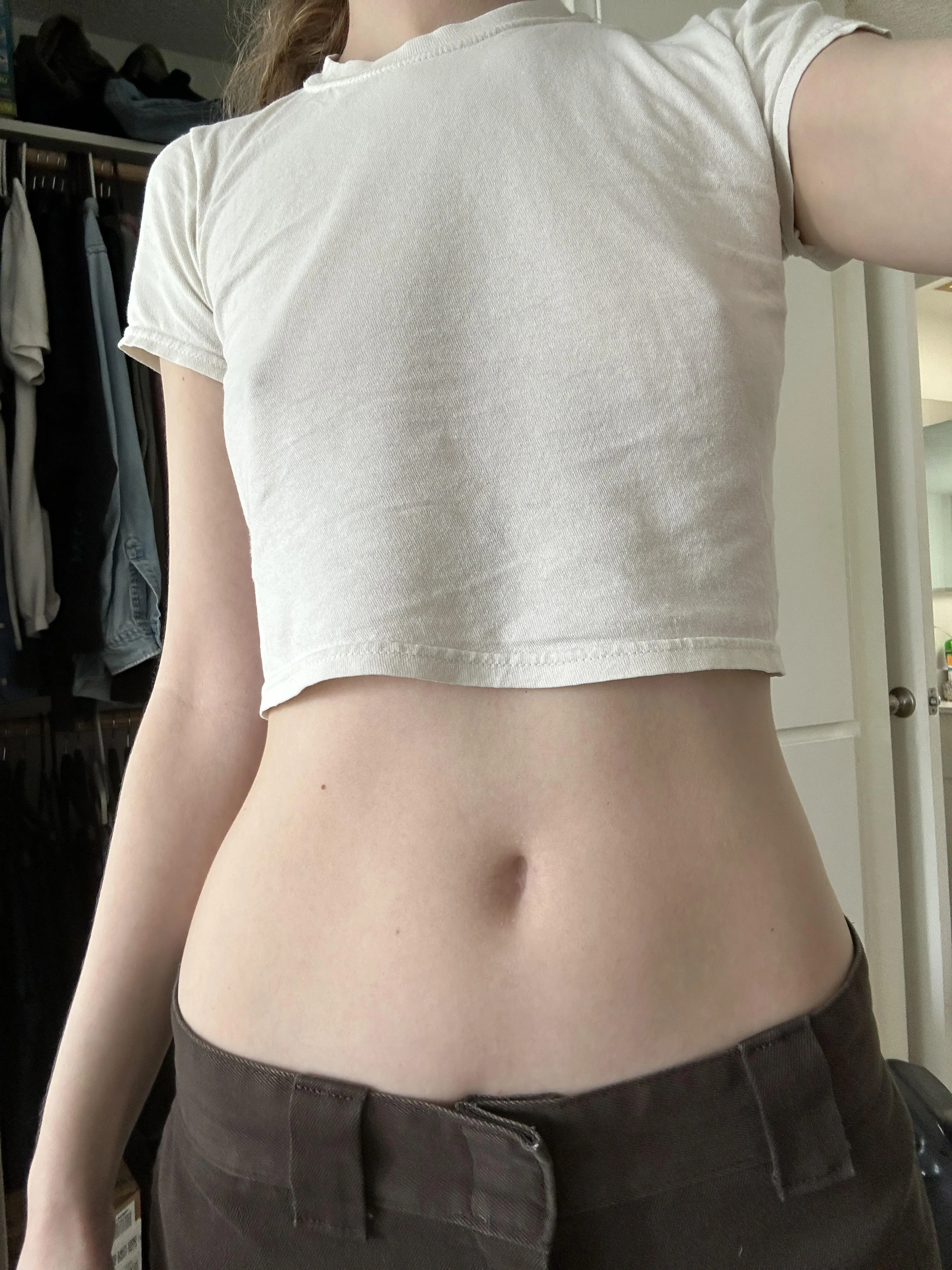 most of my shirts are cropped