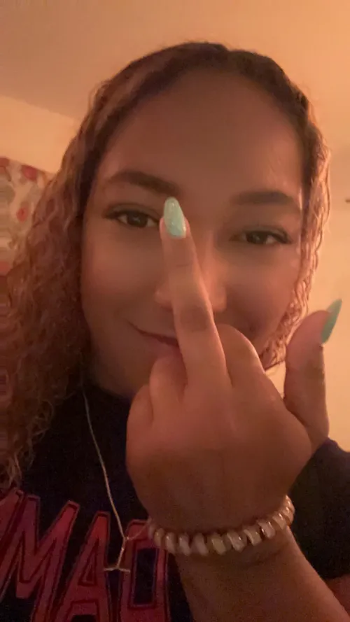 Pathetic losers don’t deserve my hands, only my middle finger.