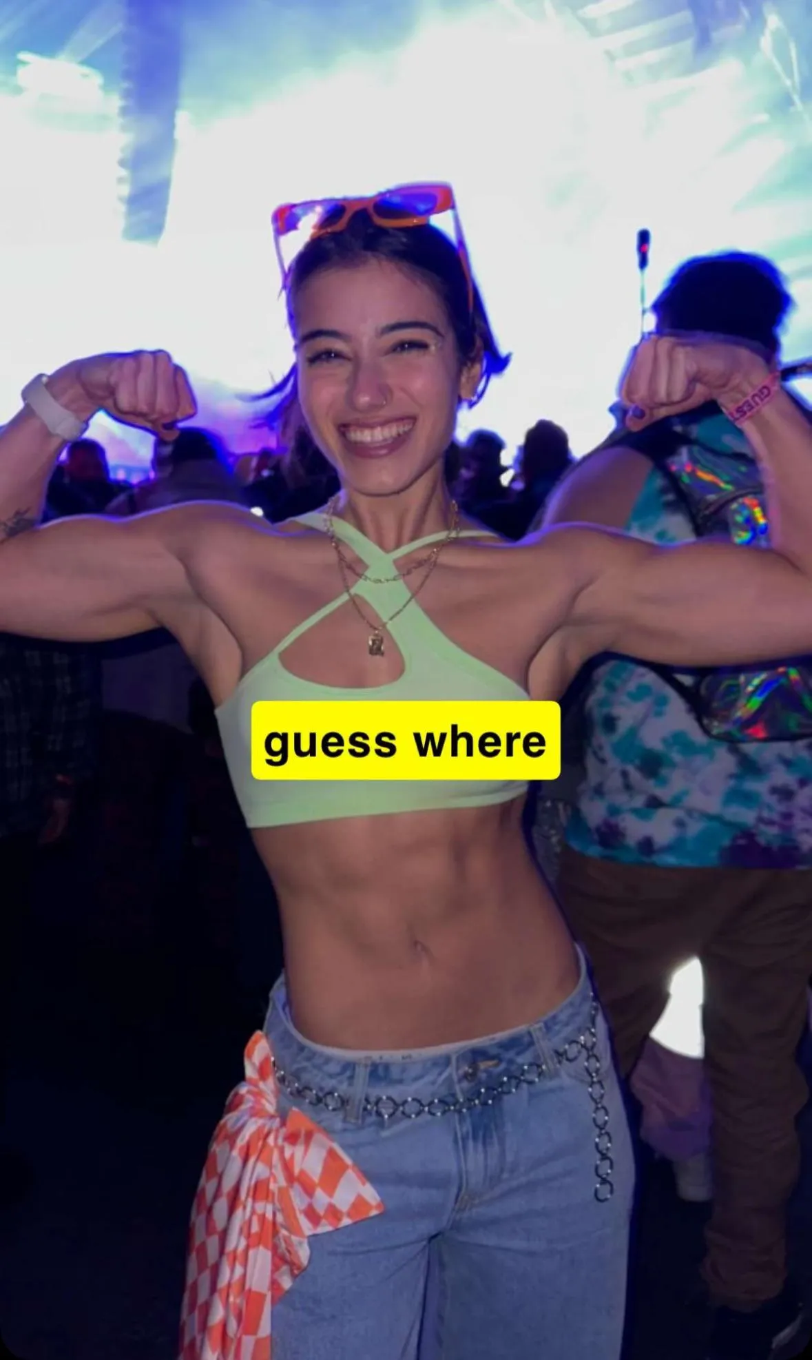 Such a tease with covering them up