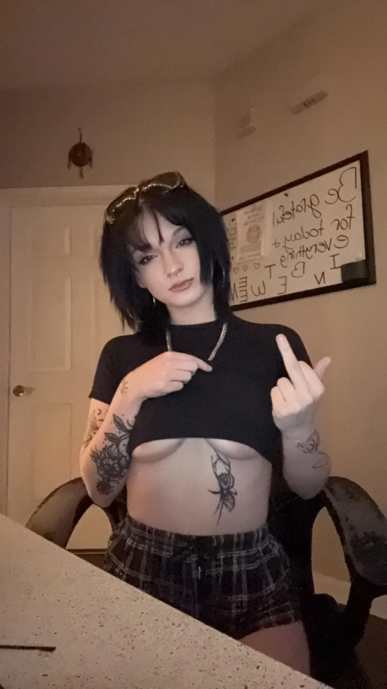 This is the only response you deserve. Stay beneath me where you belong.