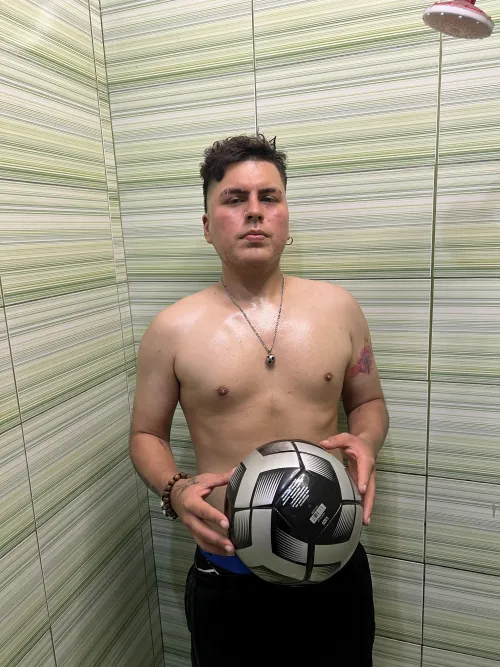 This sweaty body deserves a good shower would you join me?