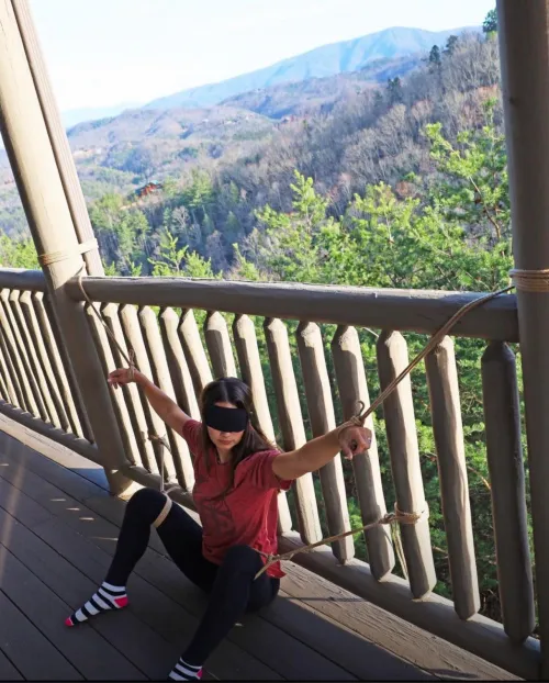 Tied up on vacation in the mountains. What’s next?