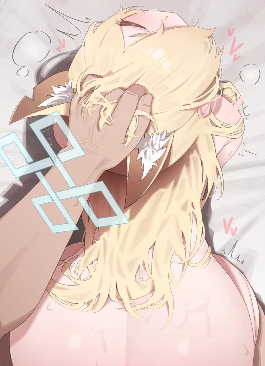 A firm grip to show how much I want her