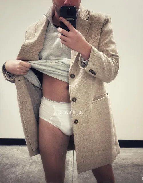 Business on the outside, tighty whitie bro underneath