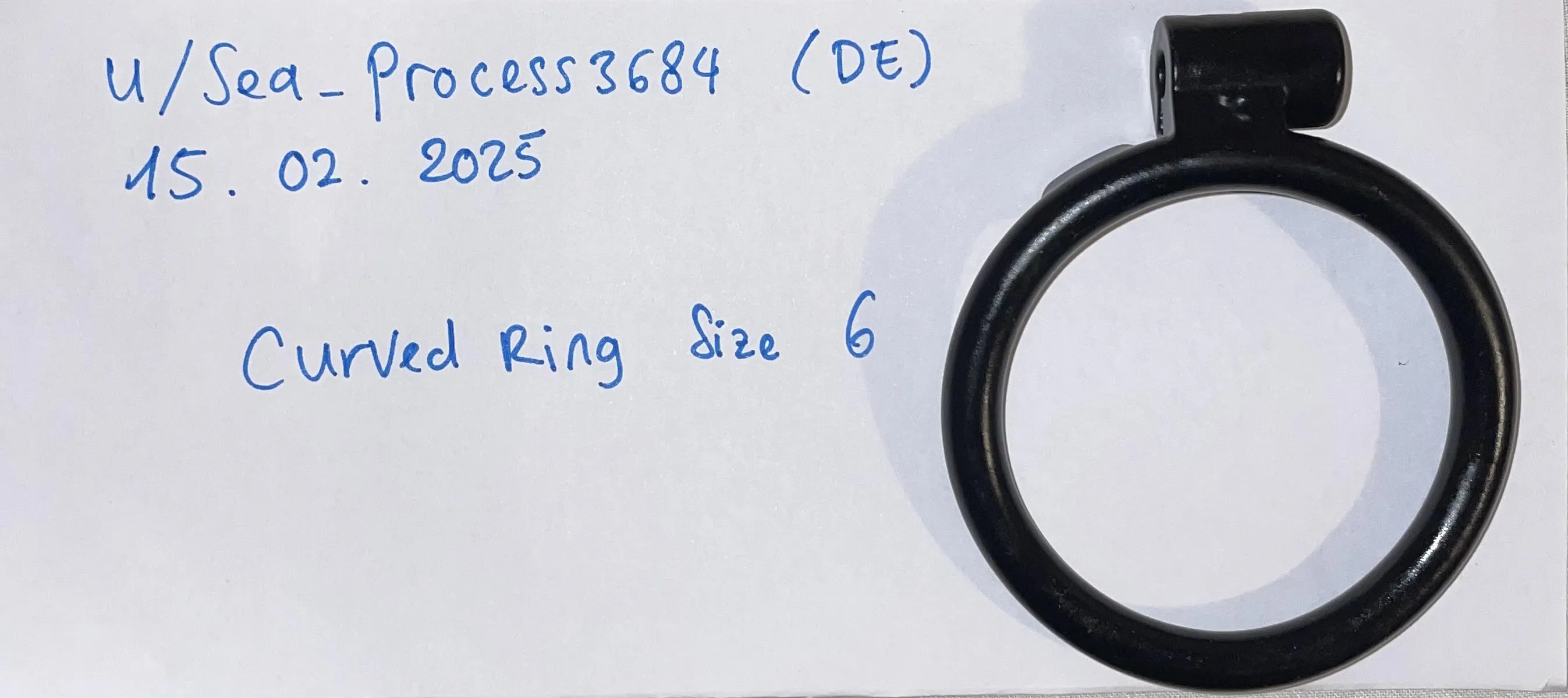 [DE, EU] [SELL] - Curved Ring Size #6