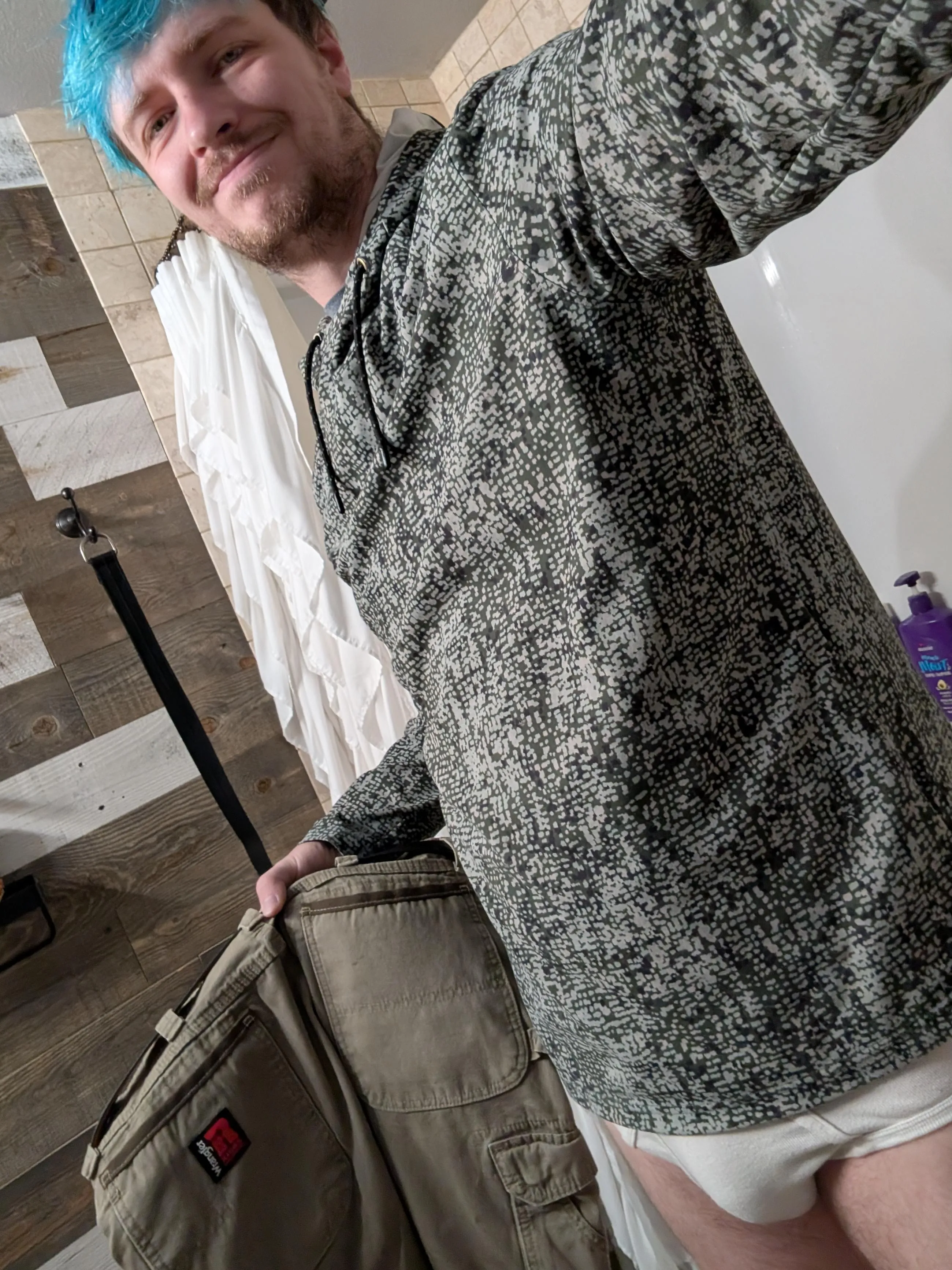 Pants always go on last