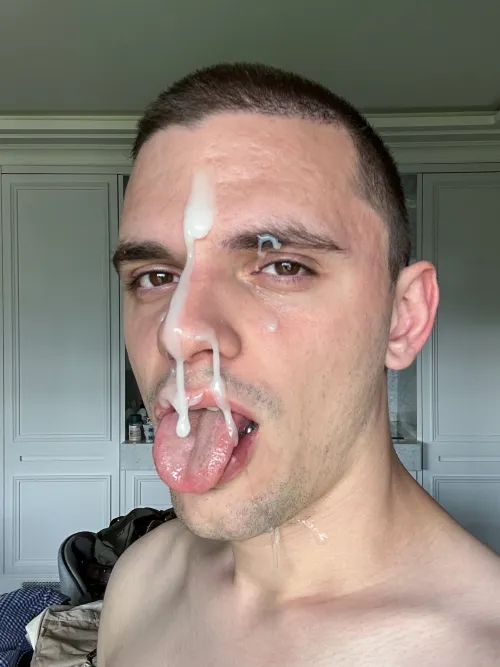 proud to be the face cums on