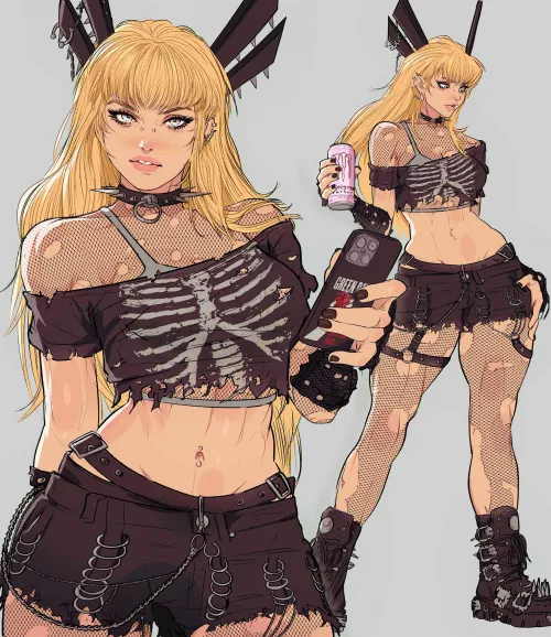 punk magik from marvel rivals [@yoracrab]