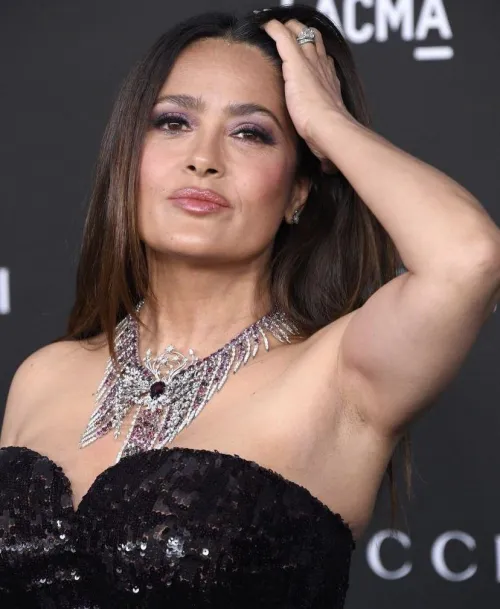 Salma armpit