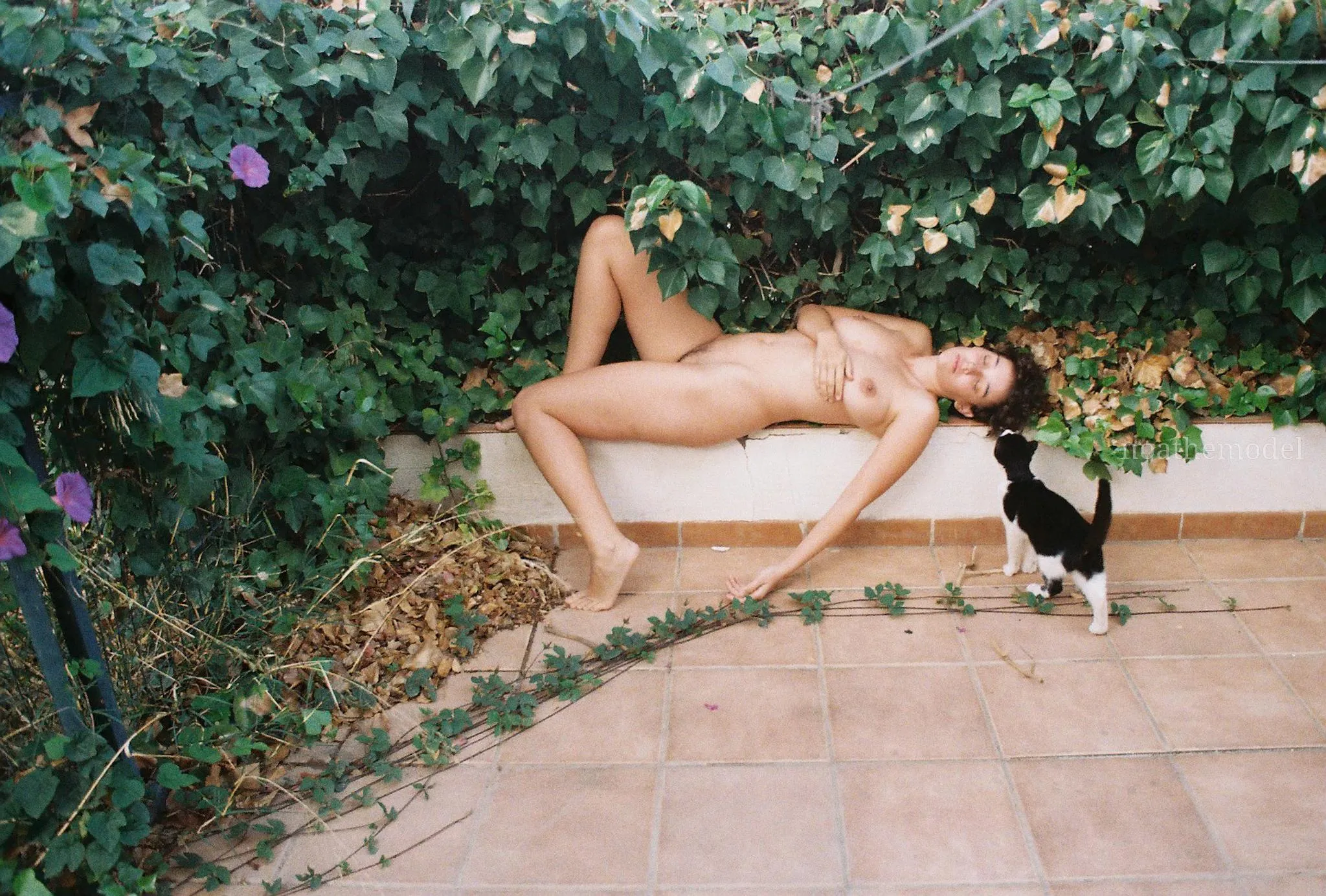 Selfportrait on film