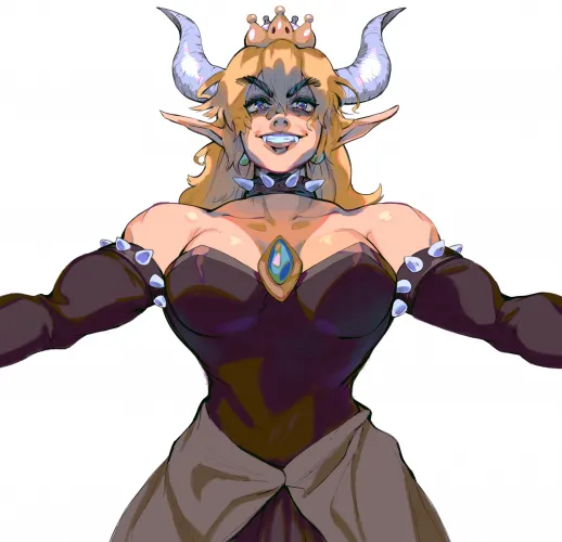 Super Mario Bros Bowsette [@RelusionH]
