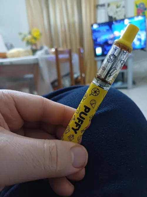 Thc-h vape,two or three puffs and I feel a strong relaxing effect, but no euphoria

has anyone tried them? Puffy brand, in Europe