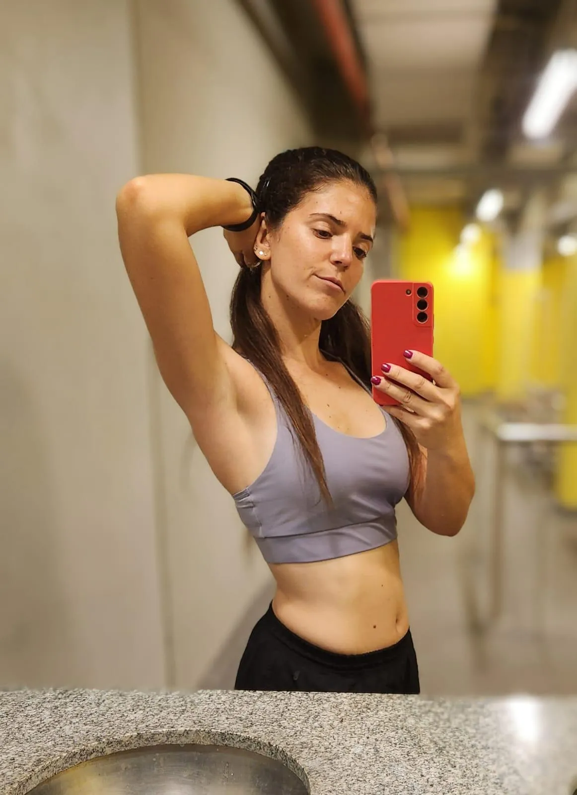 the arm routine was strenuous. I need massages