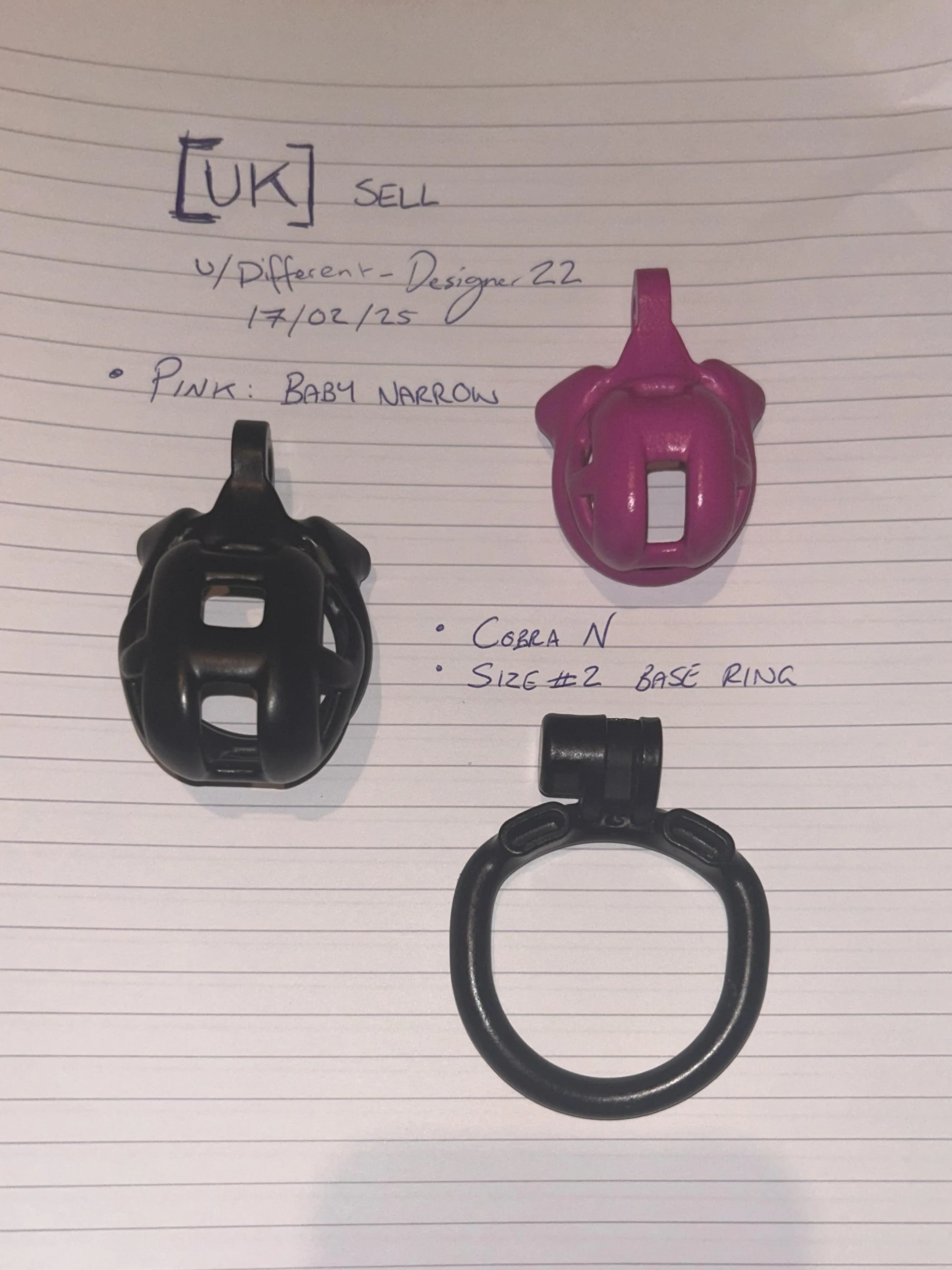 [UK][SELL] Baby Narrow Pink | Cobra N | Base Ring #2