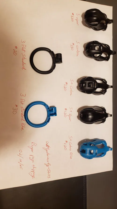 [USA] [SELL] [S+ Cobra Blue Set] [S+ Viper] [S+ Cobra] [S Viper] [S Cobra] [3 Standard Blue Ring] [3 Standard Black Ring]