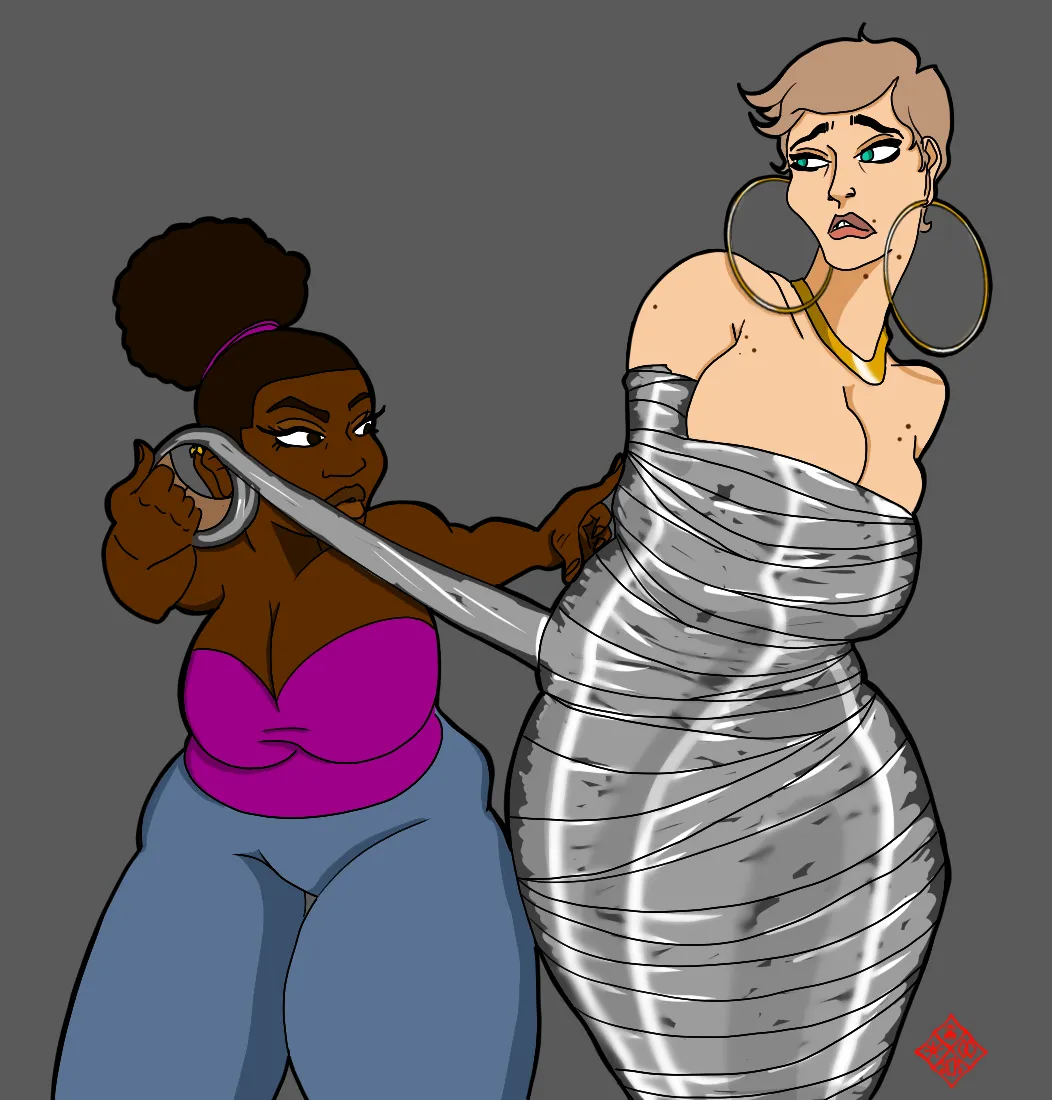 Wrap Your Amazon Nice and  Tight. (Yes, this is My own art)