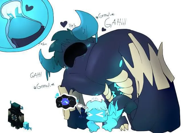 Allay and Warden having fun ;)