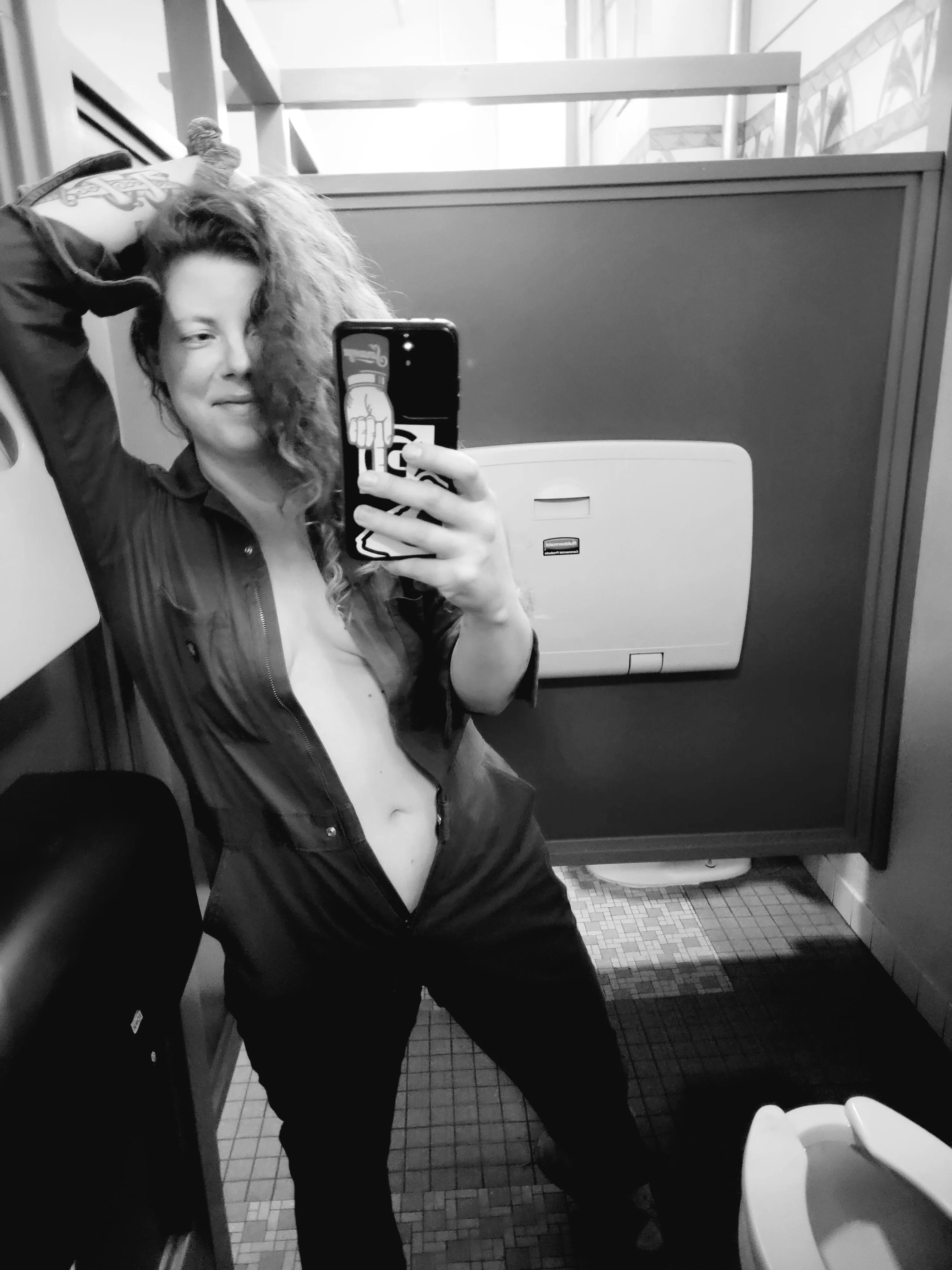 Did you guess I wasn't wearing anything underneath? 😈