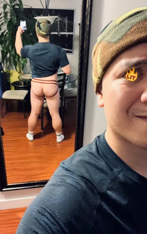Does my ass look good in this jock?