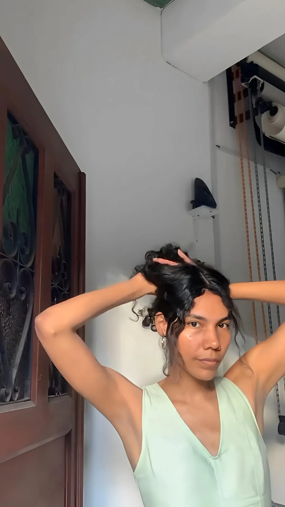 Hands tied, arms up-what would you do?