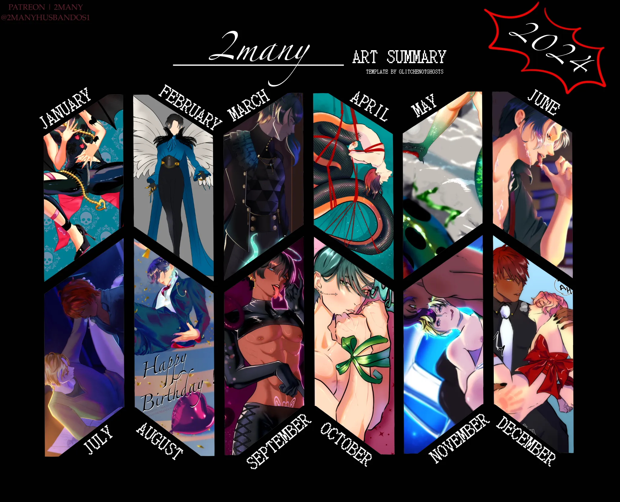 I did a 2024 art summary and it’s (almost) exclusively OM huhuhuh