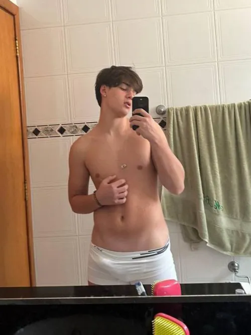 I love white underwear