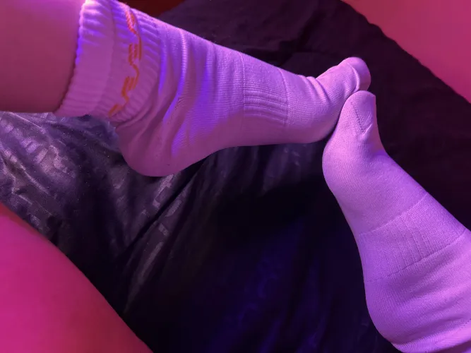 It smells like my stockings, I've been wearing them all day