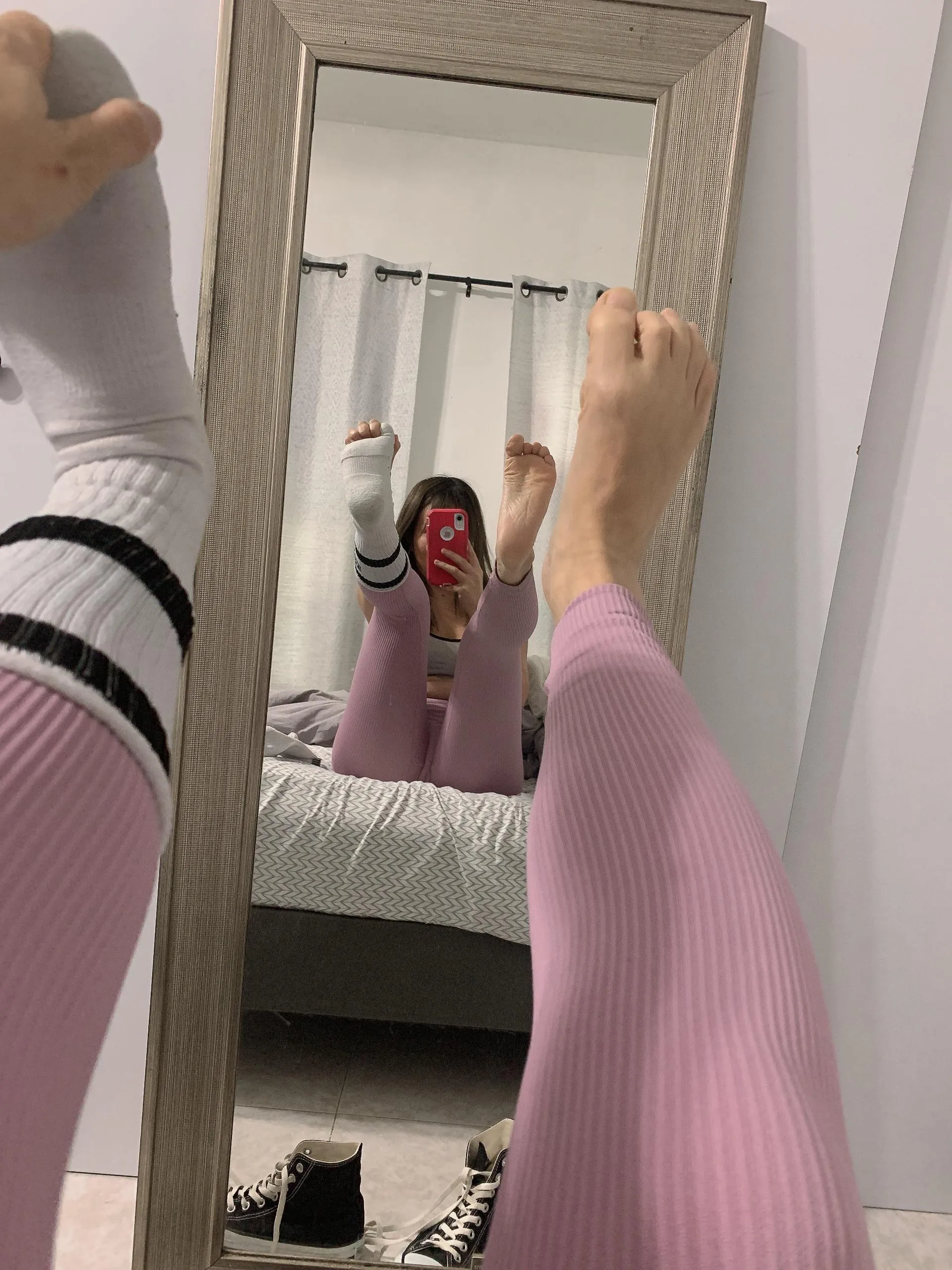 Japanese gym feet after gym