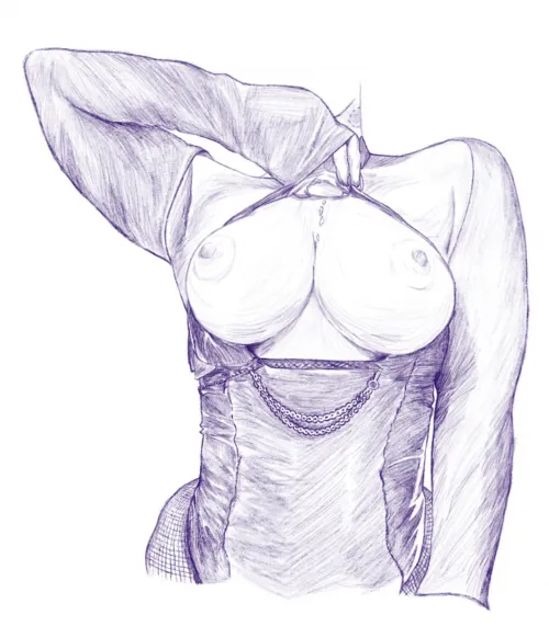 Lingerie Sketch by me