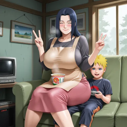 Make a double peace sign for the camera