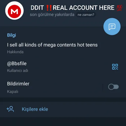 Send message for any of kind video