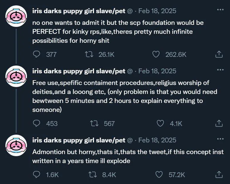 Shout out to all 3 scp fans on here