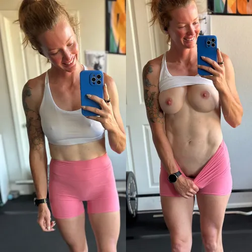 The pink goes good on me