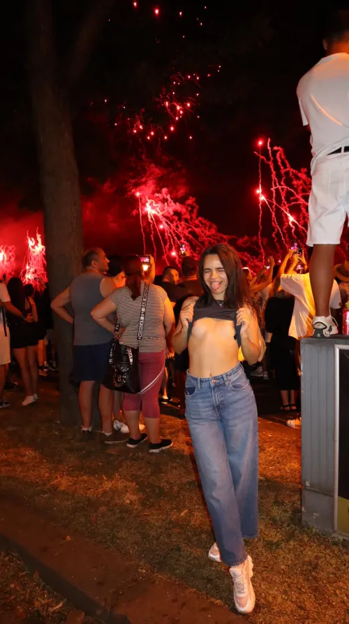 There were a lot of people around this day