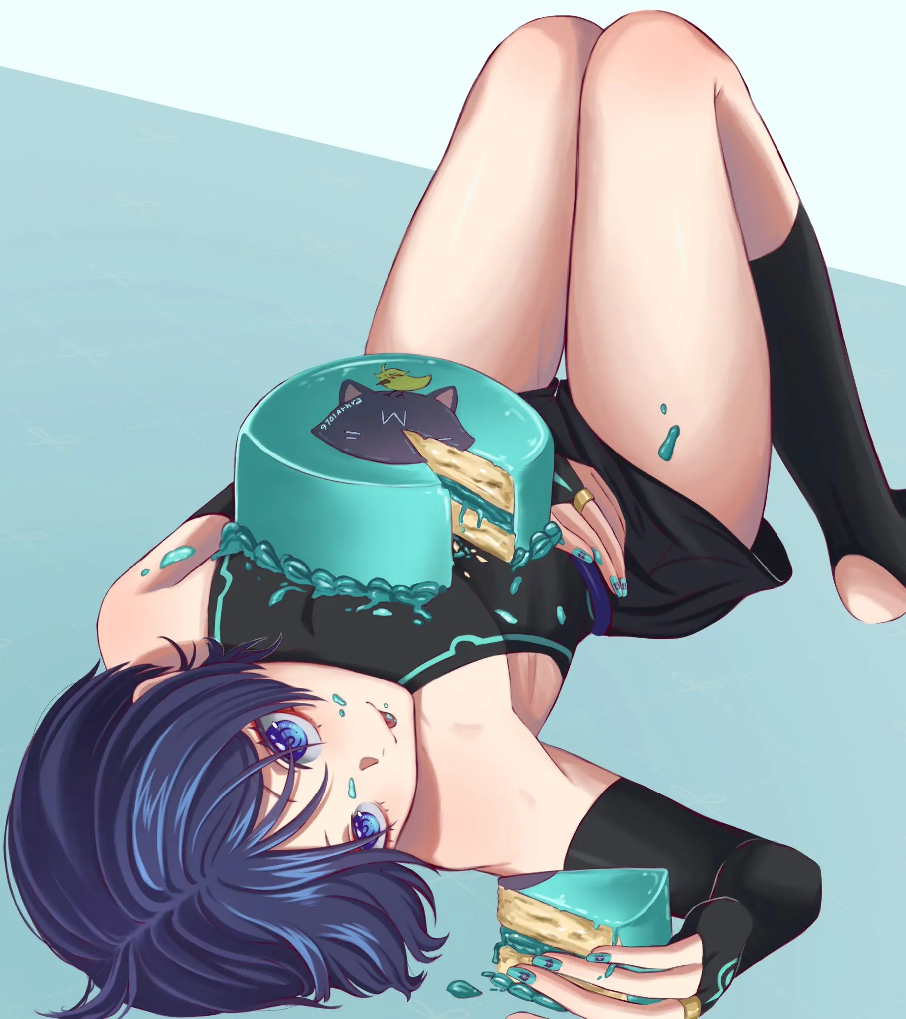 Wanderer by @9701Athra. Happy birthday, Wanderer!!!🩵