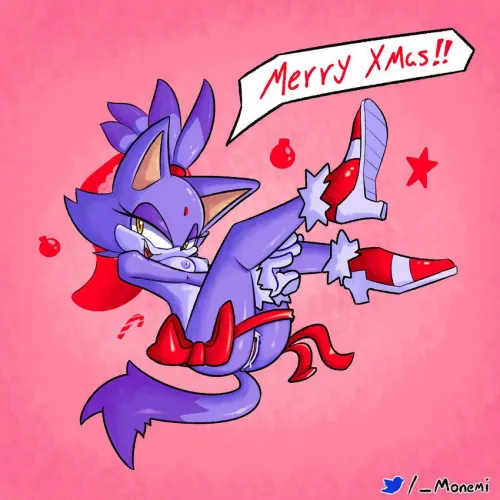 Blaze wishes you a Merry Christmas! [F] (monemi)