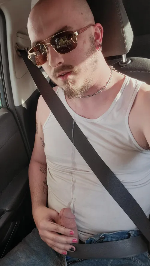 Cum take a drive with me