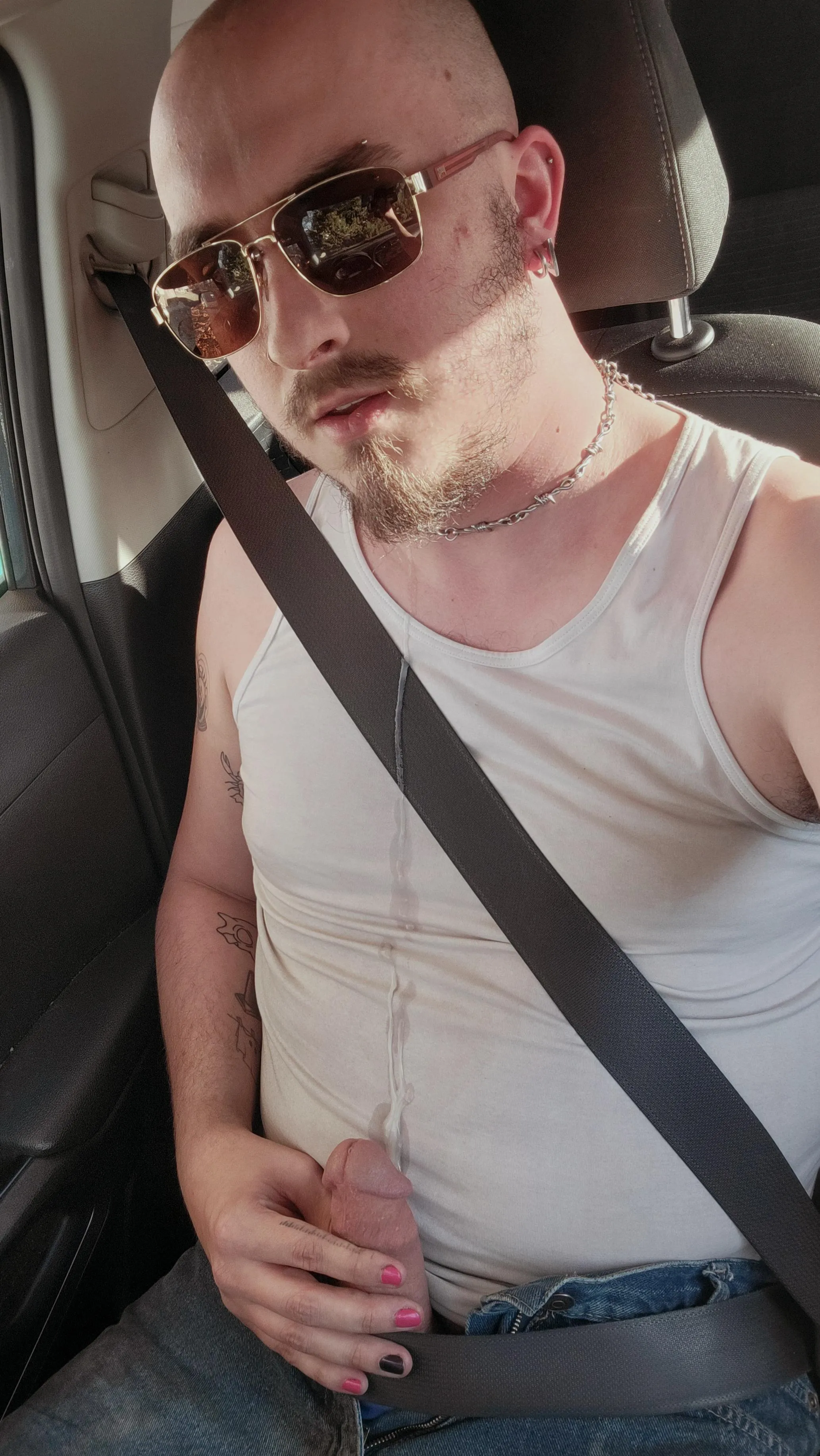 Cum take a drive with me